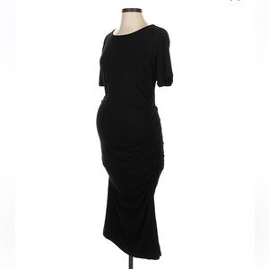 Isabella Oliver Elegant Black Maternity Dress